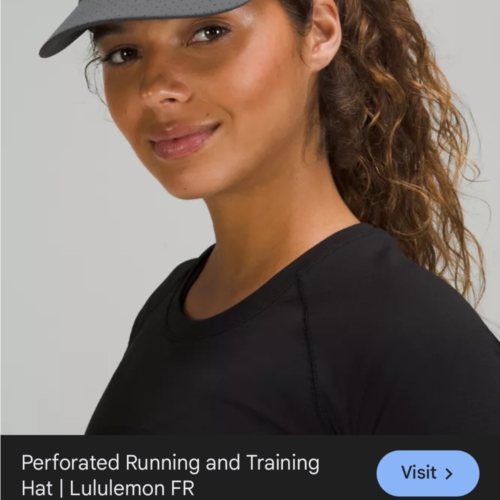 lululemon athletica Women's Lavender Performance Visor Hat - Picture 2 of 6